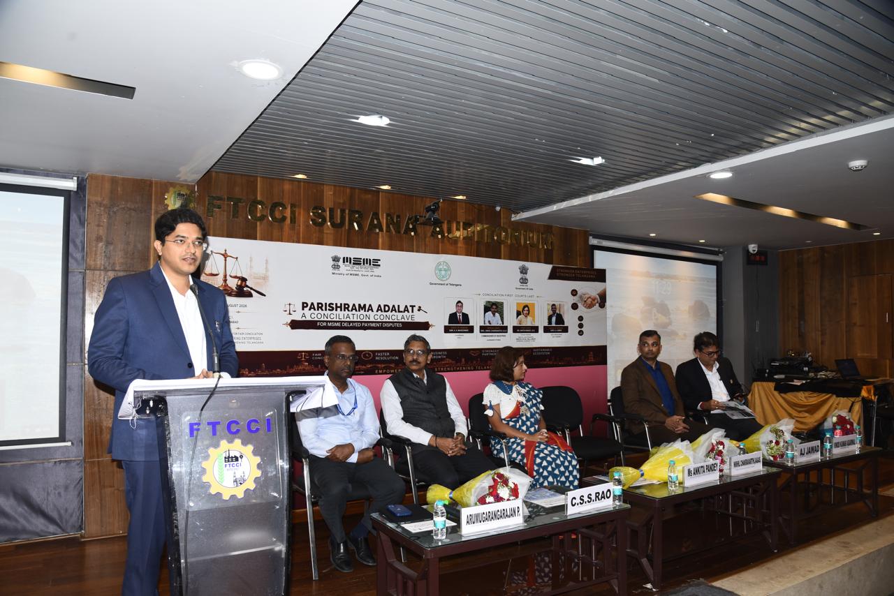 Telangana showcases faster resolution of MSME delayed-payment disputes at Parishrama Adalat Conclave